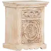 Image de Table De Chevet 40x30x50 Cm Bois De Manguier Massif Vidaxl
