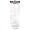 Image de vidaXL Plafonnier avec Perles de Cristal Spirale Lustre Lampe Suspendue Eclairage Luminaire Salon Bureau Salle à Manger 281577