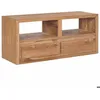 Image de vidaXL Meuble TV 90x30x40 cm bois de teck solide 282848