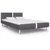 Image de Cadre De Lit Sans Matelas Gris Similicuir 140x200 Cm Vidaxl