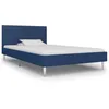 Image de vidaXL Cadre de lit sans matelas bleu tissu 90x200 cm 280951