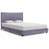 Image de vidaXL Cadre de lit sans matelas gris clair tissu 140x200 cm 280988