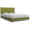 Image de Cadre De Lit Sans Matelas Vert Tissu 140x200 Cm Vidaxl