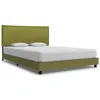 Image de vidaXL Cadre de lit sans matelas vert tissu 140x200 cm 280998