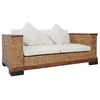 Image de vidaXL Canapé à 2 Places avec Coussins Sofa de Salon Canapé de Bureau Sofa de Salle de Séjour Chambre à Coucher Maison 283079