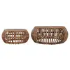 Image de Vidaxl tables basses 2 pcs rotin naturel 283082