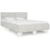 Image de Cadre De Lit Sans Matelas Gris Rotin Naturel 140x200 Cm Vidaxl
