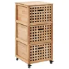 Image de vidaXL Armoire de salle de bains 41 x 41 x 91 cm Bois de noyer massif