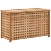 Image de Coffre De Blanchisserie 77,5x37,5x46,5 Cm Bois Massif De Noyer Vidaxl