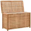 Image de Vidaxl coffre de blanchisserie 77,5x37,5x46,5 cm bois massif de noyer 247602