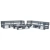 Image de vidaXL Salon de jardin palette 6 pcs Bois Gris