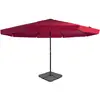 Image de Parasol De Jardin Avec Base Portable Rouge Vidaxl
