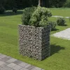 Image de Lit surélevé - vidaXL - Gabion - Acier galvanisé - 90x50x100 cm - Résistant aux intempéries