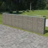 Image de Mur à gabion avec couvercles Acier galvanisé 600x30x150 cm