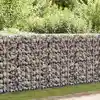 Image de Mur À Gabion Avec Couvercles Acier Galvanisé 900x50x100 Cm Vidaxl