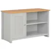 Image de vidaXL Meuble TV Gris 95x39x58 cm 283739