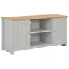 Image de vidaXL Meuble TV Gris 120 x 39 x 58 cm