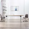 Image de Chaises À Manger Lot De 2 Taupe Tissu Vidaxl