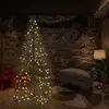 Image de Arbre De Noël Cône 240 Led D'intérieur/d'extérieur 115x150 Cm Vidaxl