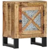 Image de Table De Chevet 40x30x50 Cm Bois De Manguier Massif Vidaxl