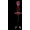 Image de Lampadaire De Noël Avec Père Noël 180 Cm Led Vidaxl