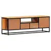 Image de Vidaxl meuble tv 120 x 30 x 40 cm bois de récupération massif et acier 282726