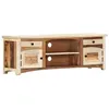 Image de vidaXL Meuble TV 120 x 30 x 40 cm Bois de récupération massif