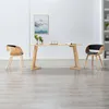 Image de Chaise De Salle À Manger Noir Bois Courbé Et Similicuir Vidaxl