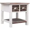 Image de Table D'appoint Marron 40x40x40 Cm Bois De Paulownia Vidaxl
