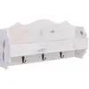 Image de Porte-manteau Mural Blanc 50x10x23 Cm Bois Vidaxl