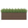 Image de vidaXL Lit surélevé de jardin Marron 160x40x45 cm Acier galvanisé