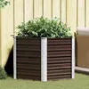 Image de vidaXL Lit Surélevé Pot à Fleurs Jardinière Pot à Plante Bac à Plante Véranda Jardin Balcon Patio Terrasse Cour Extérieur 45721