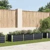 Image de vidaXL Bac de Jardin en Acier Galvanisé 240x80x45 cm Anthracite Fond Ouvert Bac à Fleurs et Légumes DIY 45727