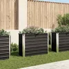 Image de vidaXL Lit surélevé de jardin Anthracite 100x40x77 cm Acier galvanisé 45732