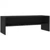 Image de Vidaxl meuble tv noir 120x40x40 cm bois d'ingénierie 800037