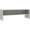 Image de Meuble Tv Gris Béton 120x40x40 Cm Bois D'ingénierie Vidaxl