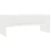 Image de Meuble Tv Blanc 100x40x40 Cm Bois D’ingénierie Vidaxl