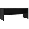 Image de Vidaxl meuble tv noir 100x40x40 cm bois d’ingénierie 800046