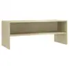 Image de Vidaxl meuble tv chêne sonoma 100x40x40 cm bois d'ingénierie 800048