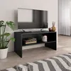 Image de Meuble Tv Noir 80x40x40 Cm Bois D’ingénierie Vidaxl