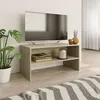 Image de vidaXL Meuble TV Chêne sonoma 80 x 40 x 40 cm Aggloméré