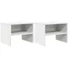 Image de Tables De Chevet 2 Pcs Blanc 40x30x30 Cm Bois D'ingénierie Vidaxl