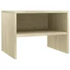 Image de vidaXL Table de chevet chêne sonoma 40 x 30 x 30 cm Aggloméré