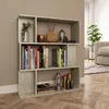 Image de Bibliothèque - vidaXL - Chêne sonoma - 80x24x96 cm - 9 étagères - Séparateur de pièce