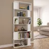 Image de vidaXL Bibliothèque/Séparateur de Pièce Meuble de Rangement Étagère à Livres Salon Salle de Séjour Chambre Intérieur 800090