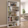 Image de vidaXL Bibliothèque/Séparateur de Pièce Meuble de Rangement Étagère à Livres Salon Salle de Séjour Chambre Intérieur 800099