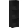 Image de Bibliothèque/meuble Tv Noir 36x30x114 Cm Bois D'ingénierie Vidaxl