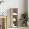 Image de vidaXL Bibliothèque/Meuble TV Chêne sonoma 36 x 30 x 114 cm Aggloméré