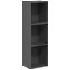 Image de Bibliothèque/meuble Tv Gris Brillant Bois D’ingénierie Vidaxl
