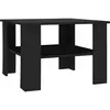 Image de Table Basse Noir 60x60x42 Cm Bois D’ingénierie Vidaxl